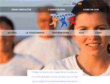 Tablet Screenshot of parentscontreladrogue.com